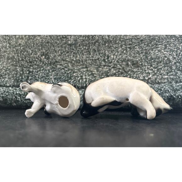 Vintage Pair of Miniature Siamese Cats Kittens Bone China - Picture 10 of 10